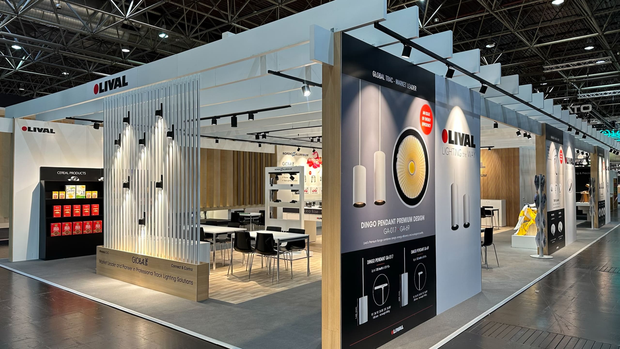 Livalin messuosasto EuroShop-messuilla Messuan toteuttamana